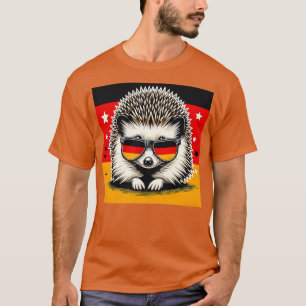 Weißbauchigel mit Sonnenbrille Tierliebe T-Shirt