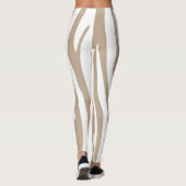 Weißbeige Leggings (Rückseite)