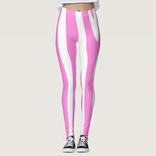 Weißbeige Leggings (Vorderseite)
