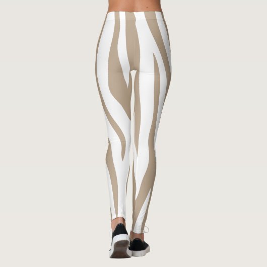 Weißbeige Leggings (Rückseite)