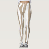 Weißbeige Leggings (Vorderseite)