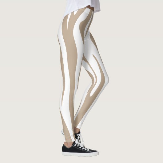 Weißbeige Leggings (Rechts)