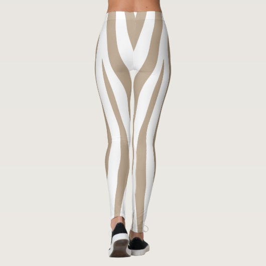 Weißbeige Leggings (Rückseite)