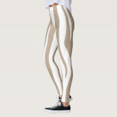 Weißbeige Leggings (Links)