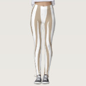 Weißbeige Leggings (Vorderseite)