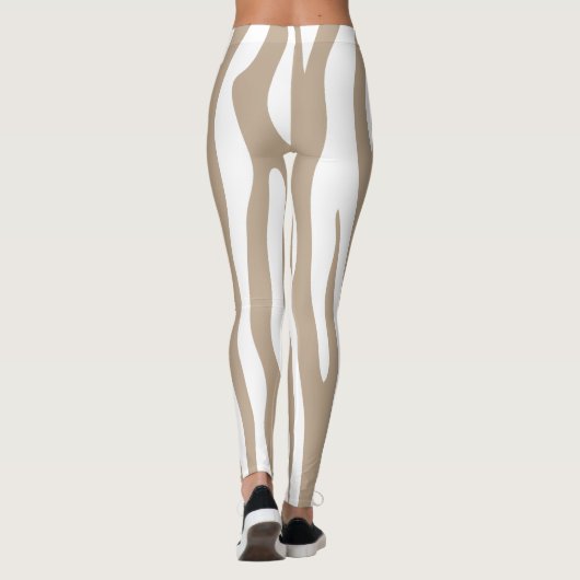 Weißbeige Leggings (Rückseite)