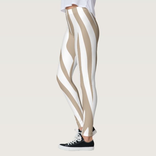 Weißbeige Leggings (Links)