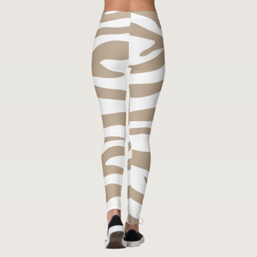 Weißbeige Leggings (Rückseite)