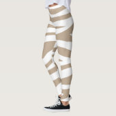 Weißbeige Leggings (Links)