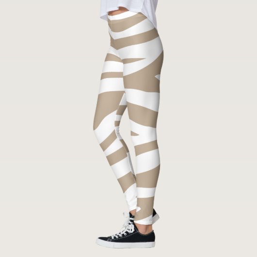 Weißbeige Leggings (Links)