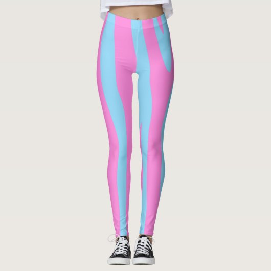 Weißbeige Leggings (Vorderseite)