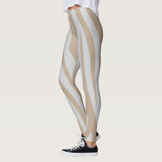 Weißbeige Leggings (Links)