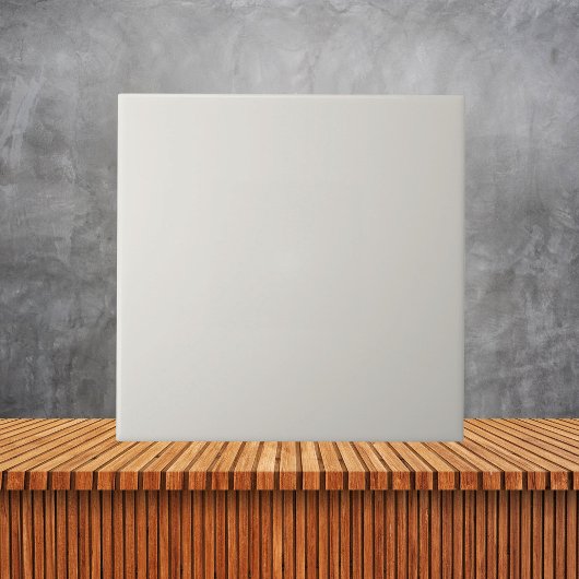 Weißbeige Schlichte Solid-Farbe Fliese