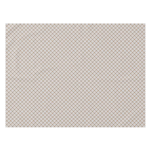 Weißbeige schwarze diagonale, karierte Muster Tischdecke (Vorderseite (Horizontal))