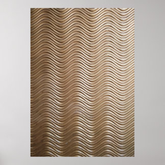 Weißbeton-Hochhaus-Gebäude Poster