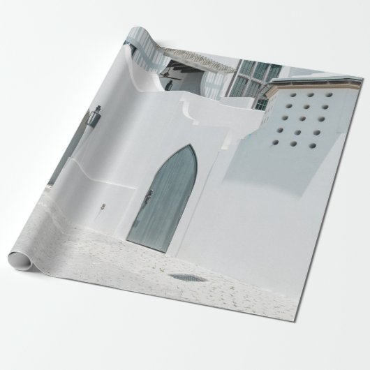Weißbetonhaus Geschenkpapier (Ungerollt)