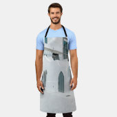 Weißbetonhaus Schürze (Getragen)