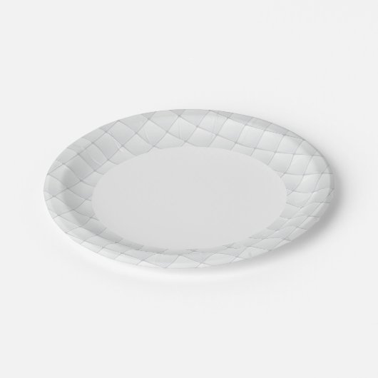Weißblech Pappteller (Schrägansicht)