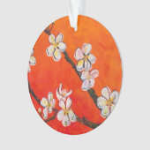 Weißblühzweig Ornament (Vorderseite)
