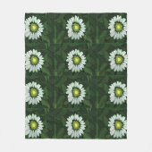 Weißblume Fleecedecke (Vorderseite)