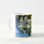 Weißblüte Kaffeetasse (Vorderseite Links)