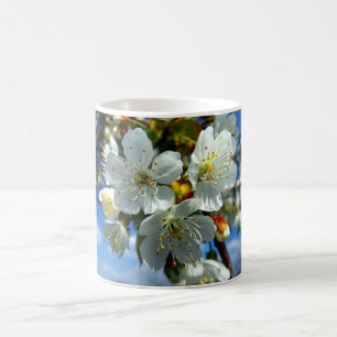 Weißblüte Kaffeetasse