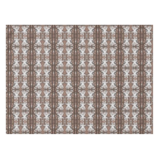 Weißblüte Tischdecke (Vorderseite (Horizontal))