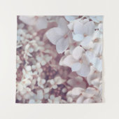 WEIßBLÜTIGE BLUMEN WANDTEPPICH (Vorderseite (Horizontal))