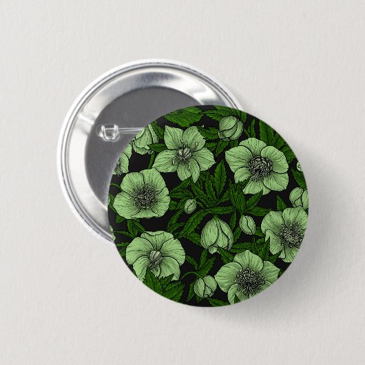 Weißbohrer mit Blätter Button (Vorne & Hinten)