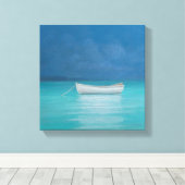 Weißboot Kilifi 2012 Leinwanddruck (Insitu (Holzboden))