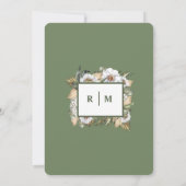 Weißbotanisch | Einladung zur Hochzeit (Rückseite)