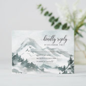 Weißbotanisch | Kindly Reply | RSVP Karte (Stehend Vorderseite)