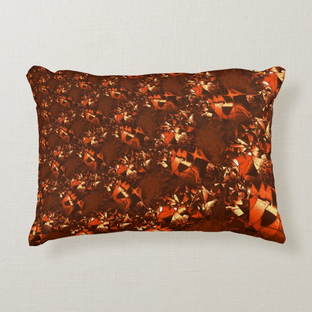 Weißbraune Koralle, mit Prägung Dekokissen (Vorderseite)