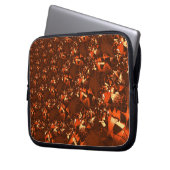 Weißbraune Koralle, mit Prägung Laptopschutzhülle (Vorderseite Links)