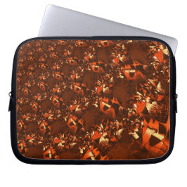 Weißbraune Koralle, mit Prägung Laptopschutzhülle