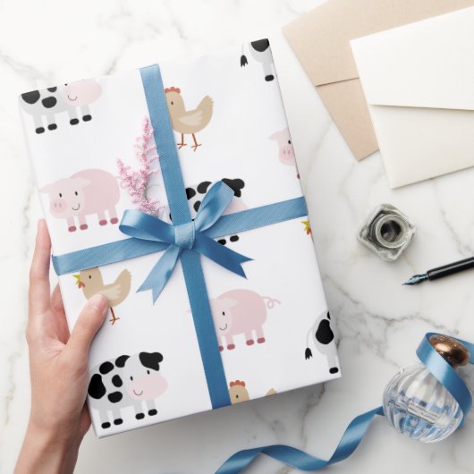 Weißbroschüre für Landtiere Geschenkpapier (Schenken)