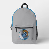 Weißbrüste im Schnee Bedruckter Rucksack (Vorderseite)
