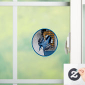Weißbrüste im Schnee Fensteraufkleber (Zuhause)