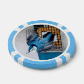 Weißbrüste im Schnee Pokerchips (Einzeln)