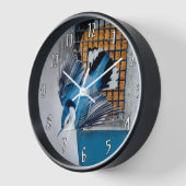 Weißbrüste im Schnee Uhr (Winkel)