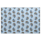 Weißbrustkleiber fliegt Originalfoto Stoff (Fat Quarter (45,7 x 55,9 cm))