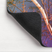 Weißbuch Birch Tree Blue Sky Nature Art Mousepad (Ecke)