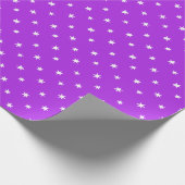 Weißbuch in Lila Geschenkpapier (Ecke)