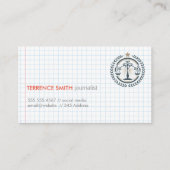 Weißbuch | Richtskala Visitenkarte (Vorderseite)