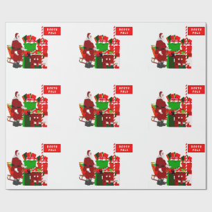 Weißbuch zum Nordpol Geschenkpapier
