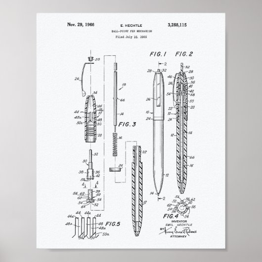 Weißbuch zum Thema "Patentkunst" von 1966 Poster (Vorne)