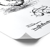 Weißbuch zum Thema Patentschutz von Hühnern 1903 Poster (Ecke)