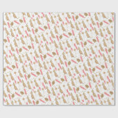 Weißbuch zum Weihnachtsbaum Geschenkpapier (Flach)