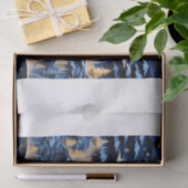 Weißbuch zum Winter-Dekoupage Seidenpapier (Geschenk)