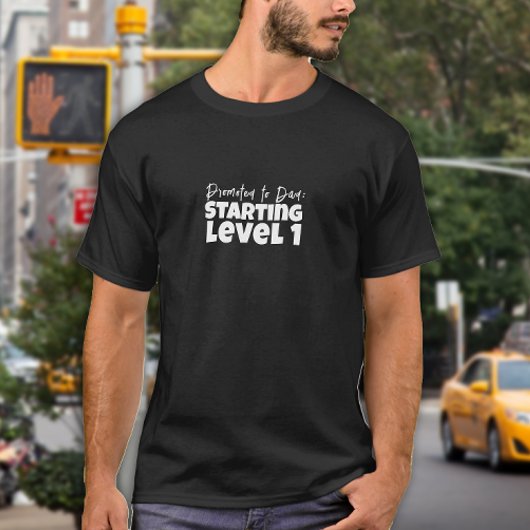 Weißbuchstabe Spaß T-Shirt